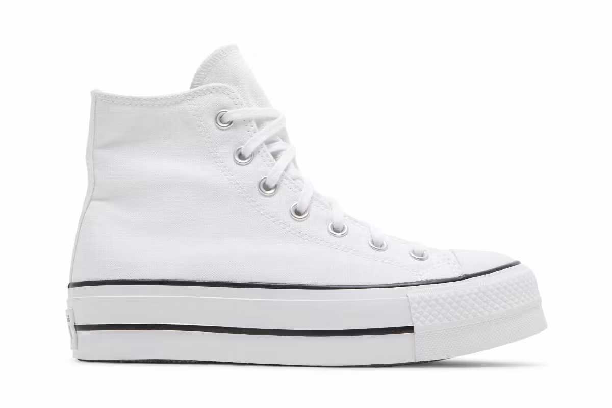 Converse Women's Chuck Taylor All Star Platform High White, view 2
