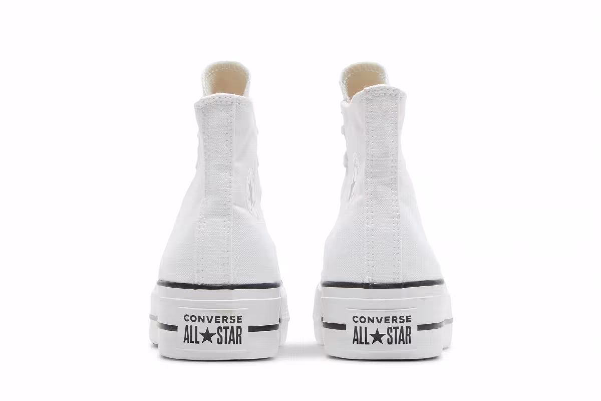 Converse Women's Chuck Taylor All Star Platform High White, view 7