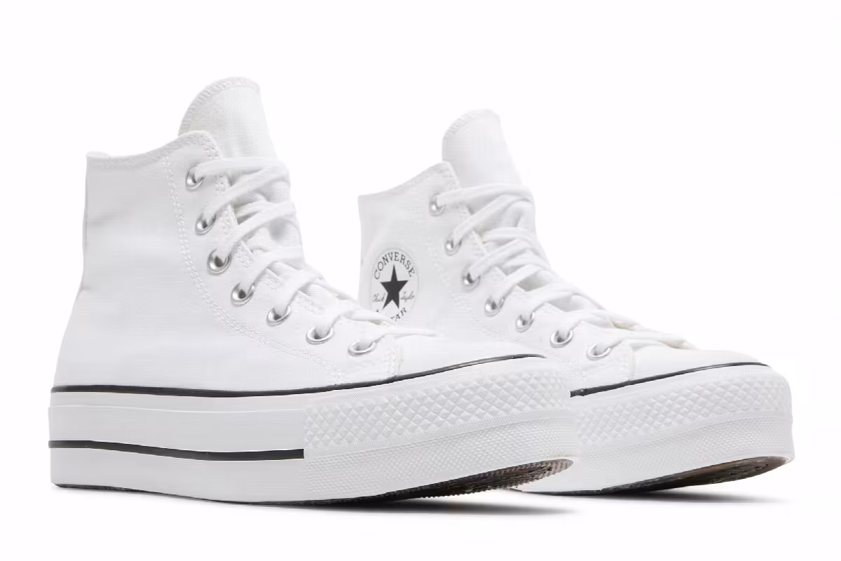 Converse Women's Chuck Taylor All Star Platform High White, view 9