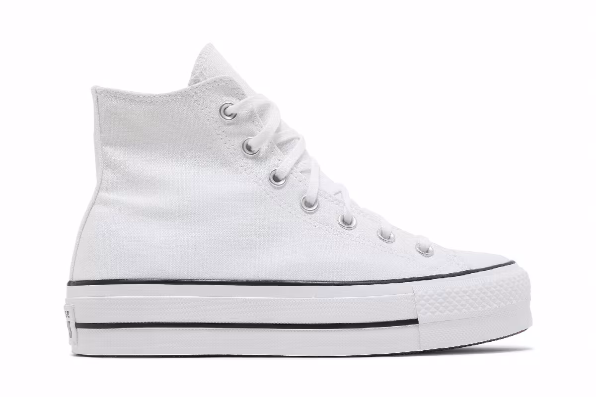 Converse Chuck Taylor All Star Platform High White, view 2