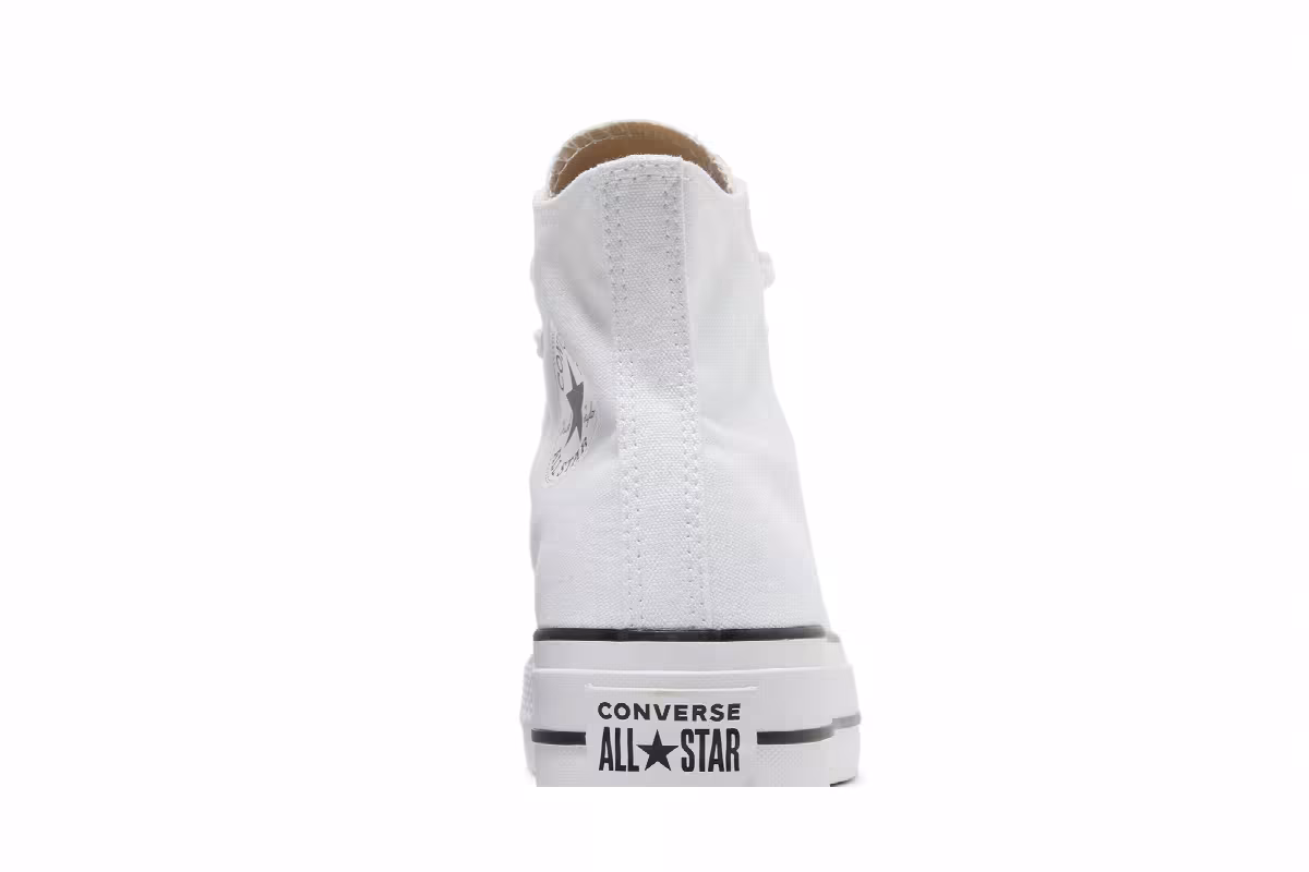 Converse Chuck Taylor All Star Platform High White, view 8
