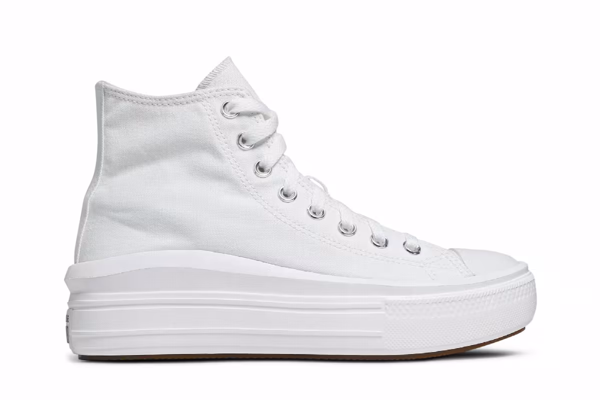 Converse Women's Chuck Taylor All Star High Move White Ivory, view 2