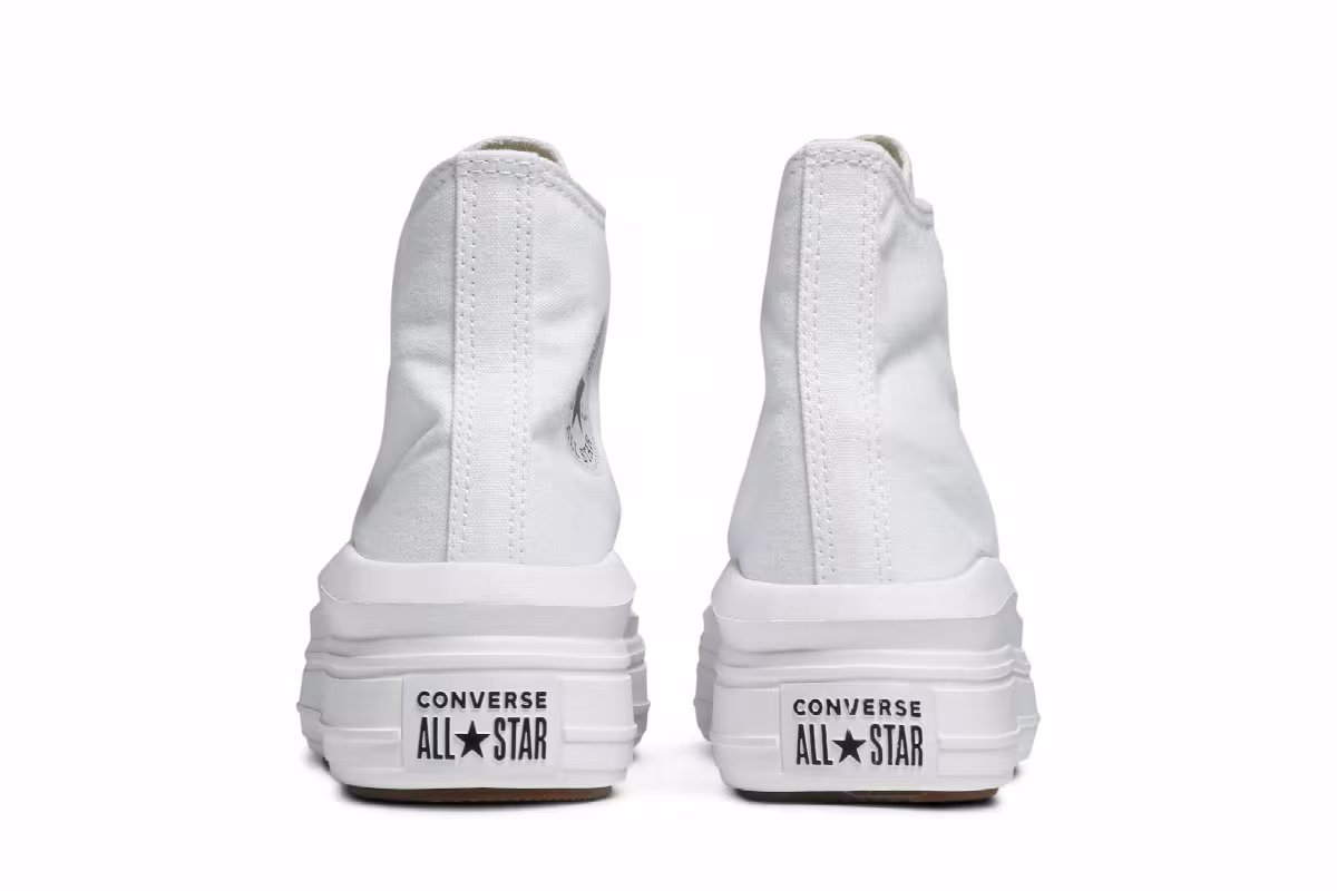 Converse Women's Chuck Taylor All Star High Move White Ivory, view 7