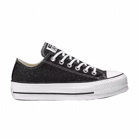 Converse Wmns Chuck Taylor All Star Lift Low 'Black Glitter'