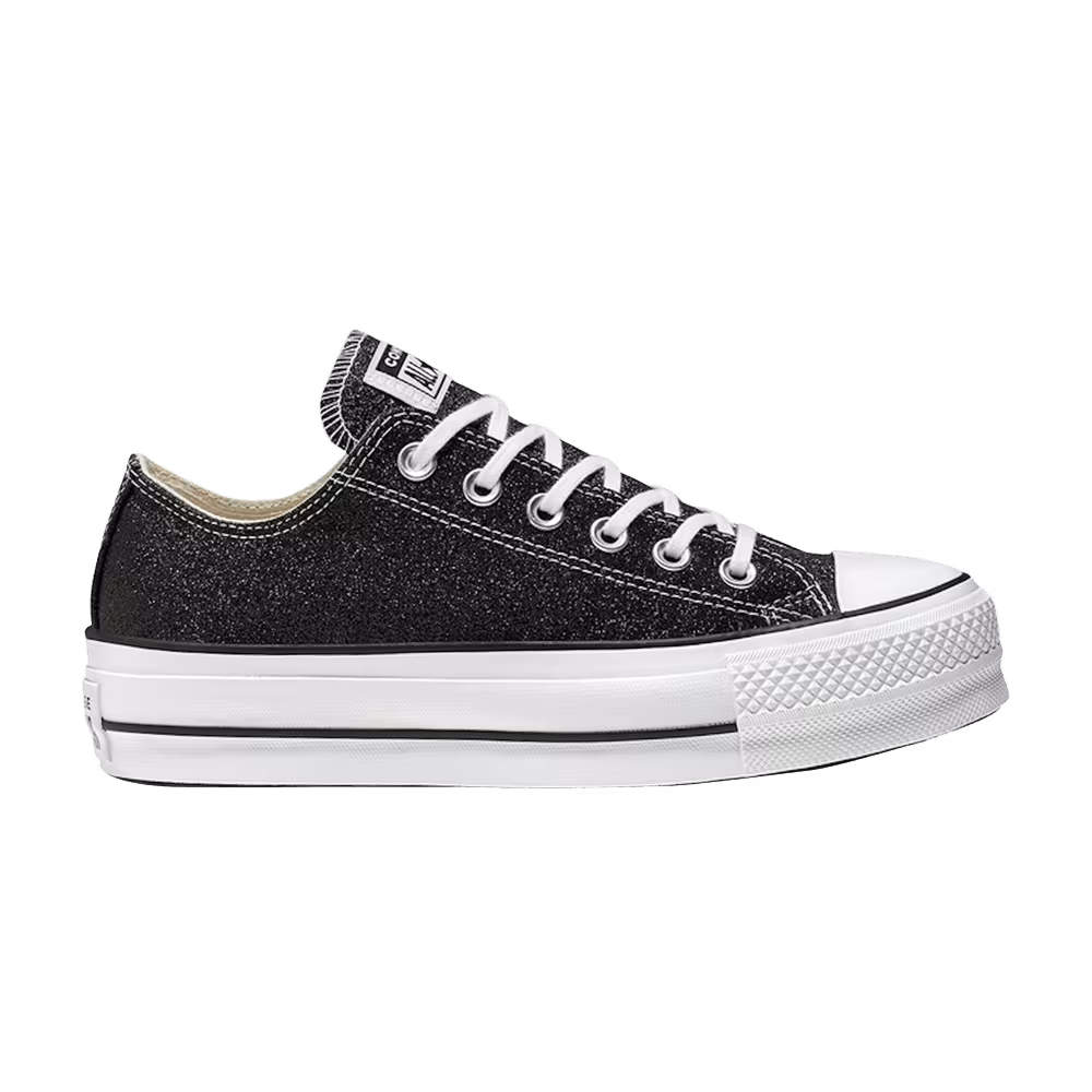 Converse Women's Chuck Taylor All Star Lift Low Black Glitter