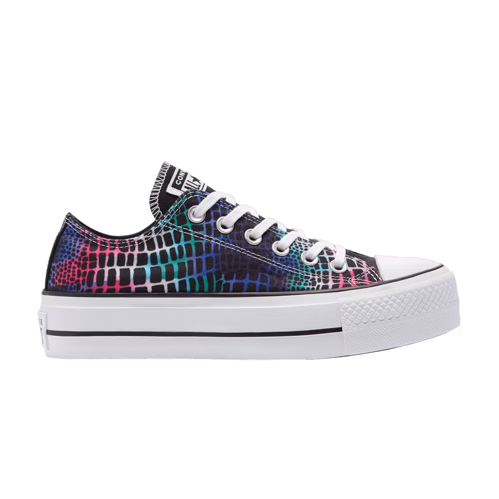 Converse Women's Chuck Taylor All Star Platform Low Digital Daze - Crocodile Scales