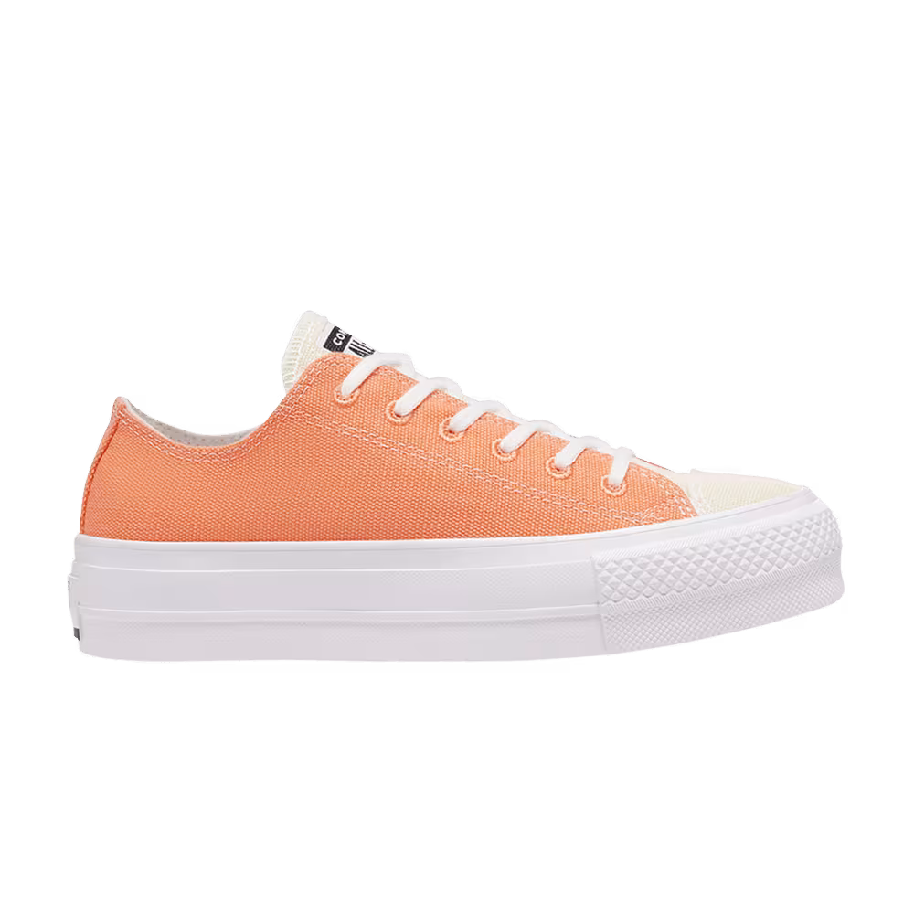 Converse Women's Renew Cotton Chuck Taylor All Star Platform Low Fuel Orange