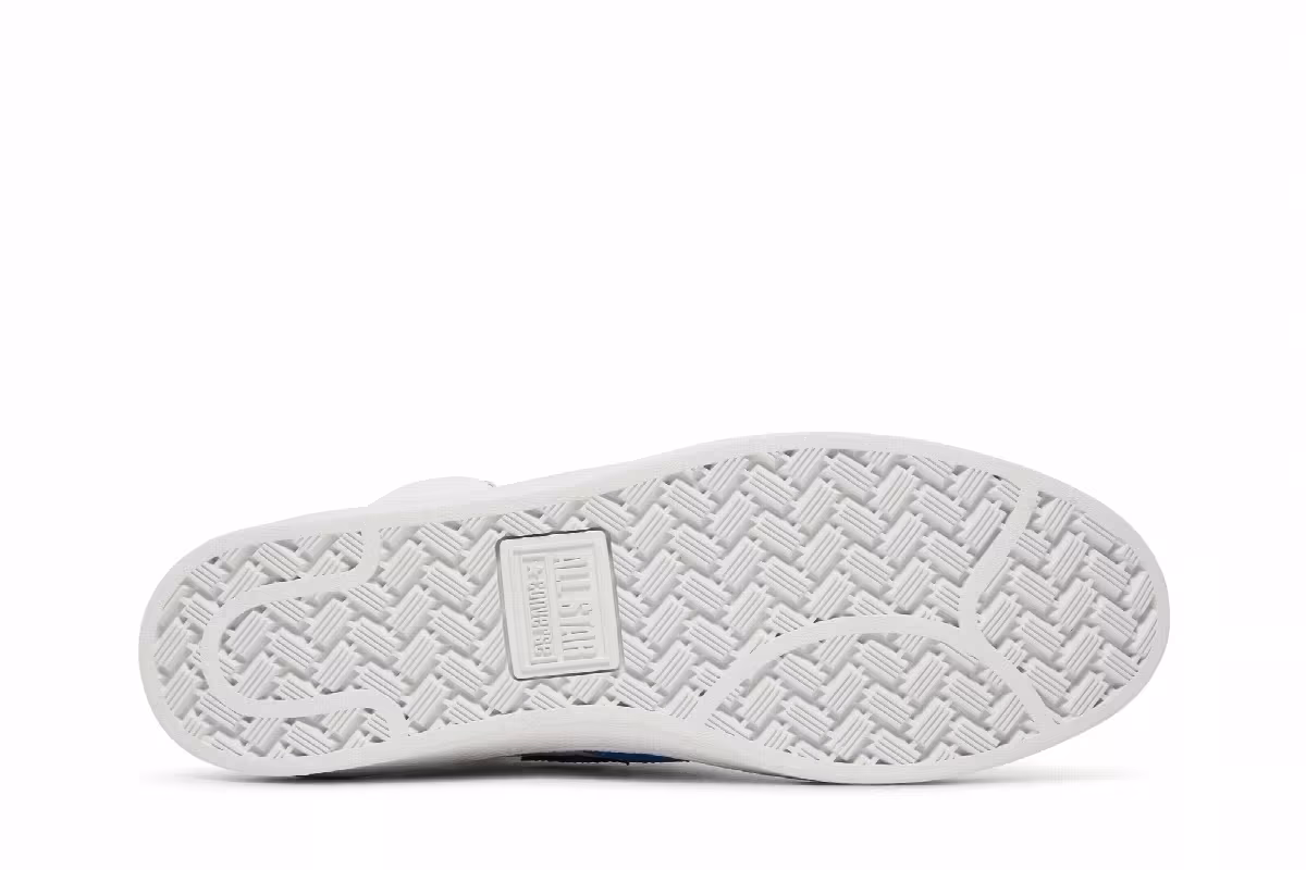 Converse Pro Leather Hi White Blue, view 5