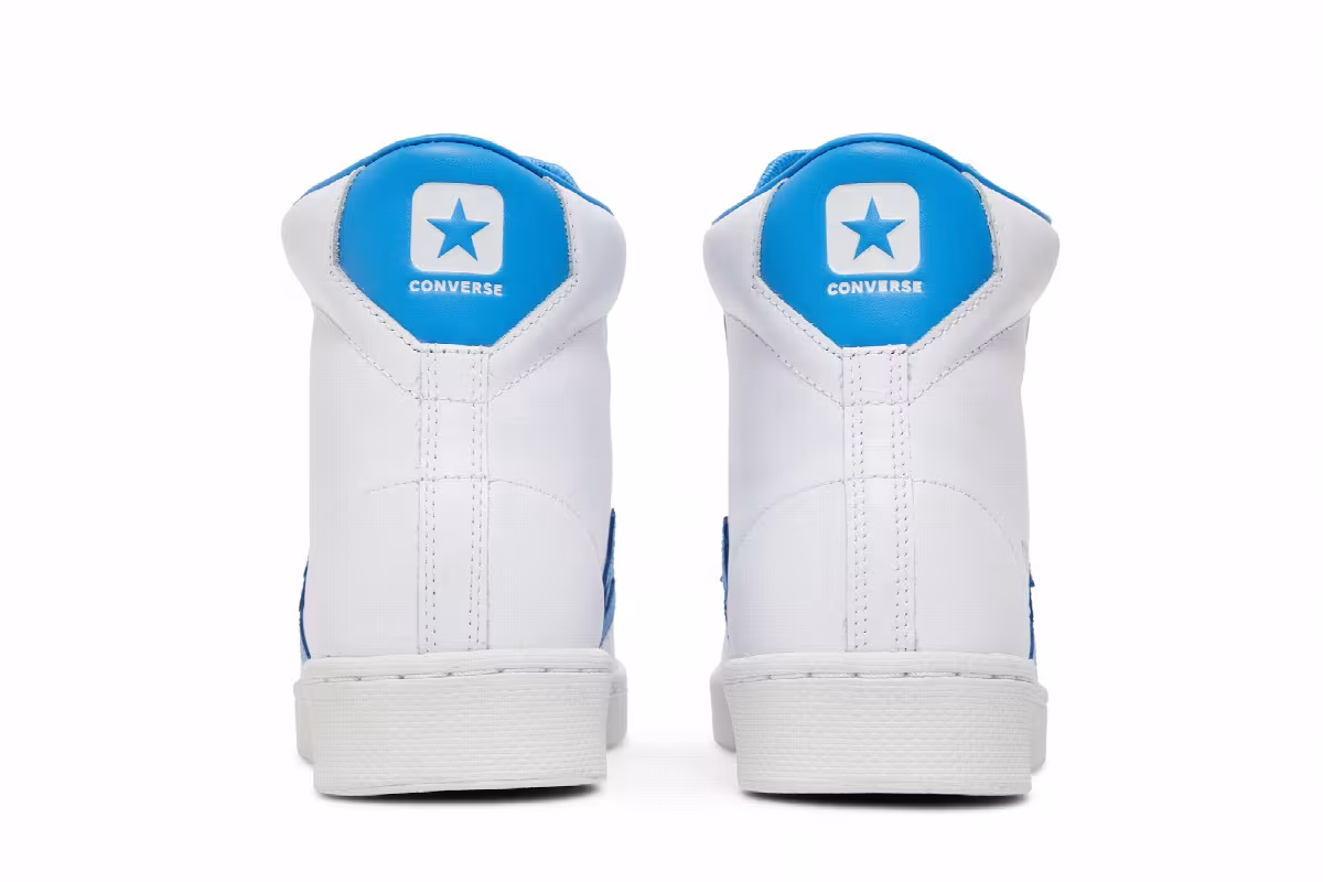Converse Pro Leather Hi White Blue, view 7