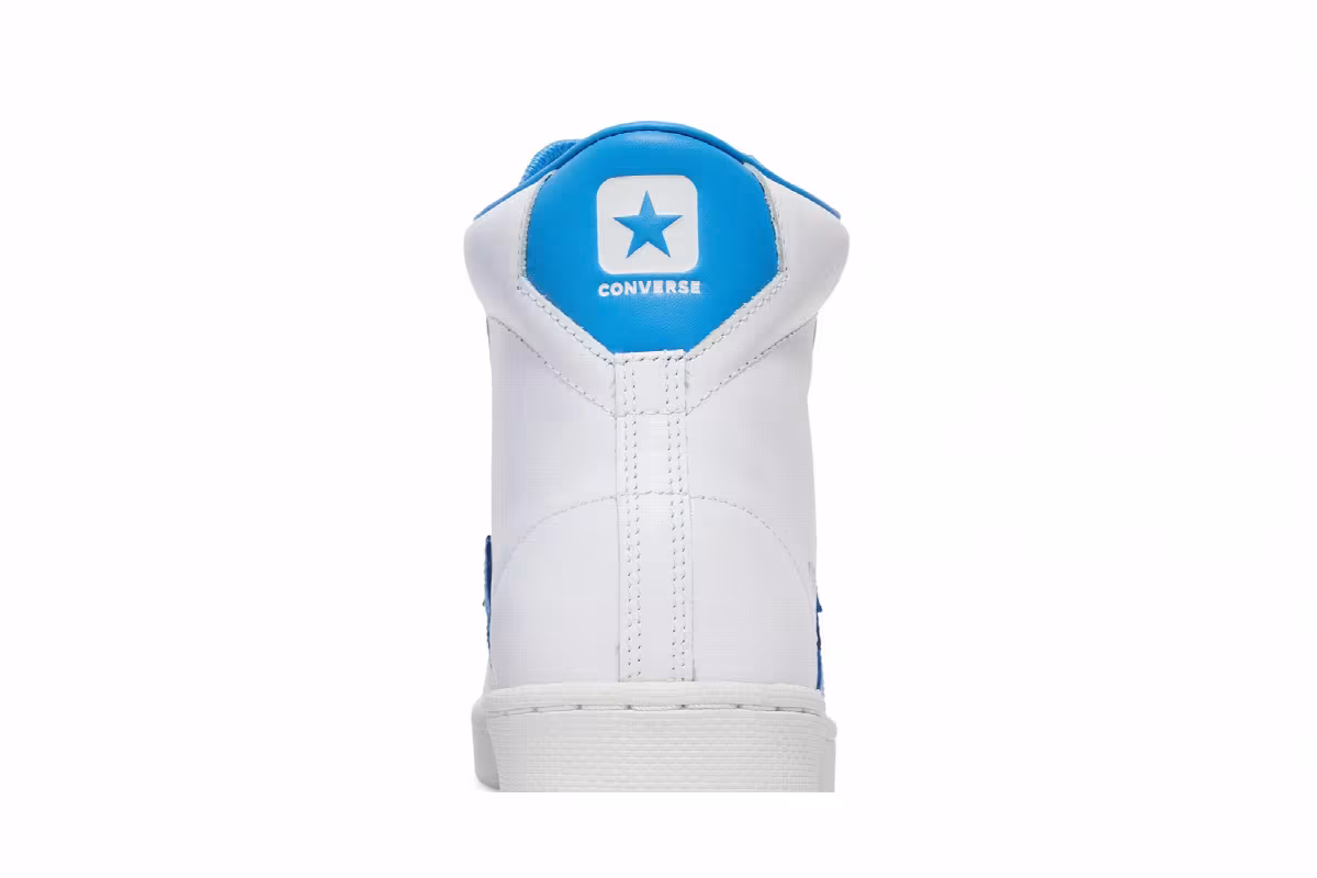 Converse Pro Leather Hi White Blue, view 8