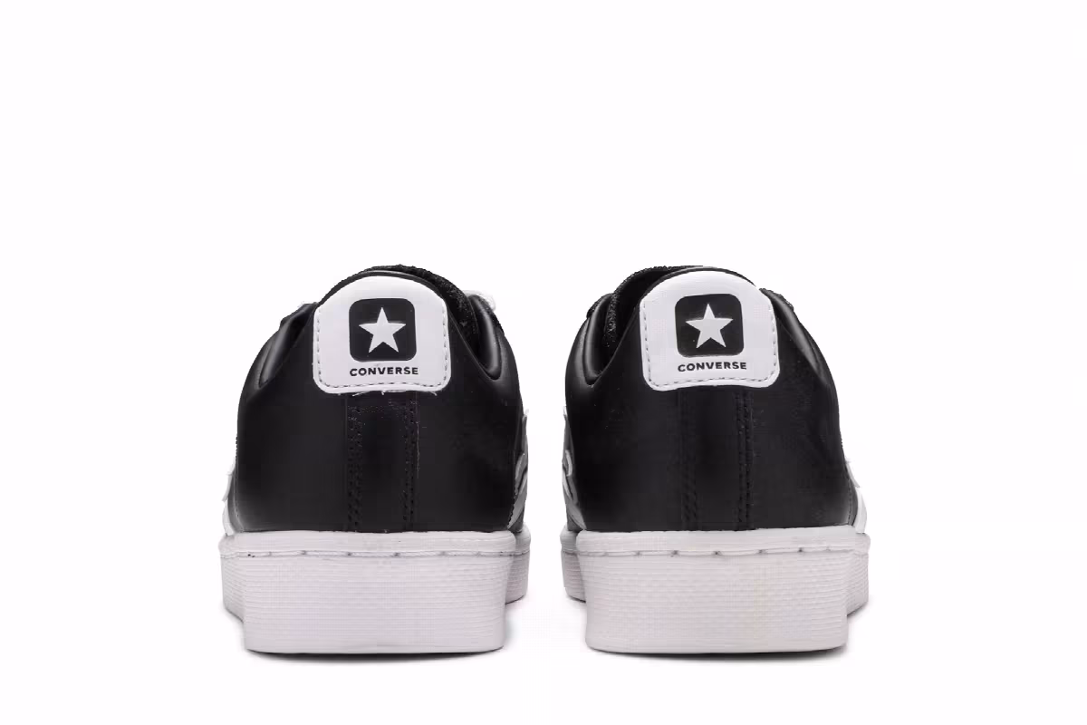Converse Pro Leather Low Black White, view 7