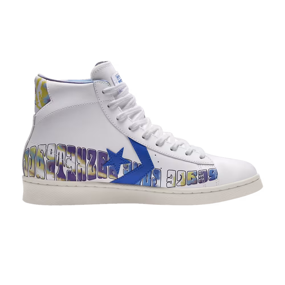 Converse Pro Leather High Peace, Love, and Basketball