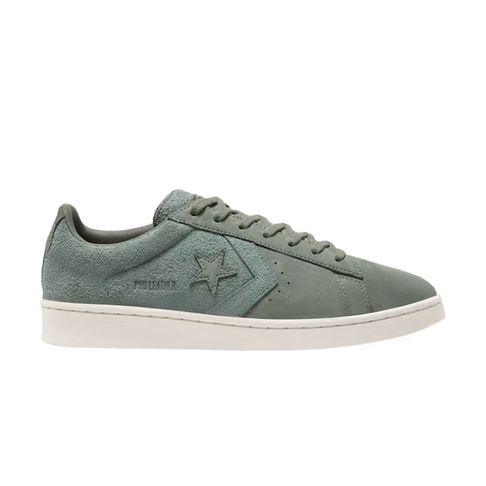 Converse Pro Leather Low Earth Tone Suede - Lily Pad