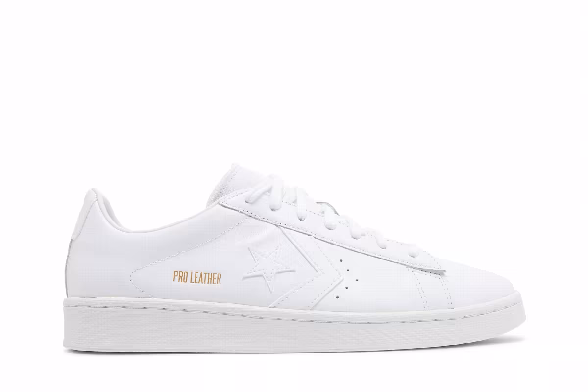 Converse Pro Leather Low Triple White, view 2