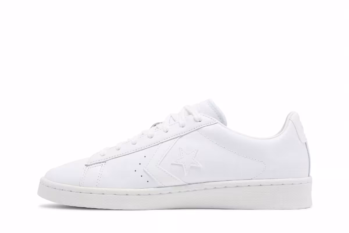 Converse Pro Leather Low Triple White, view 4