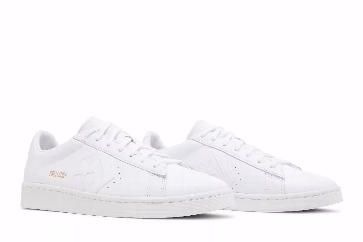 Converse Pro Leather Low Triple White, view 9