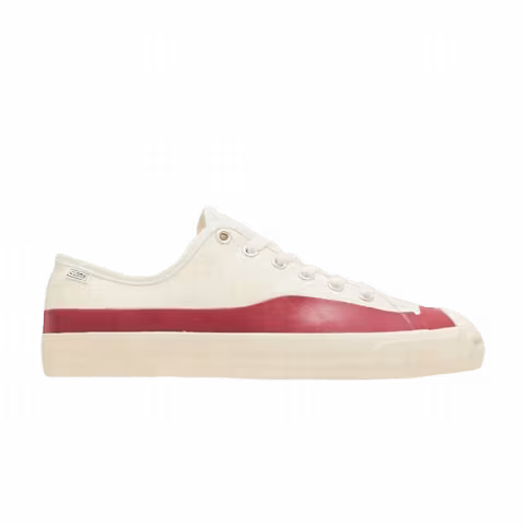 Pop Trading Company x Converse Jack Purcell Pro Low 'Egret Red'