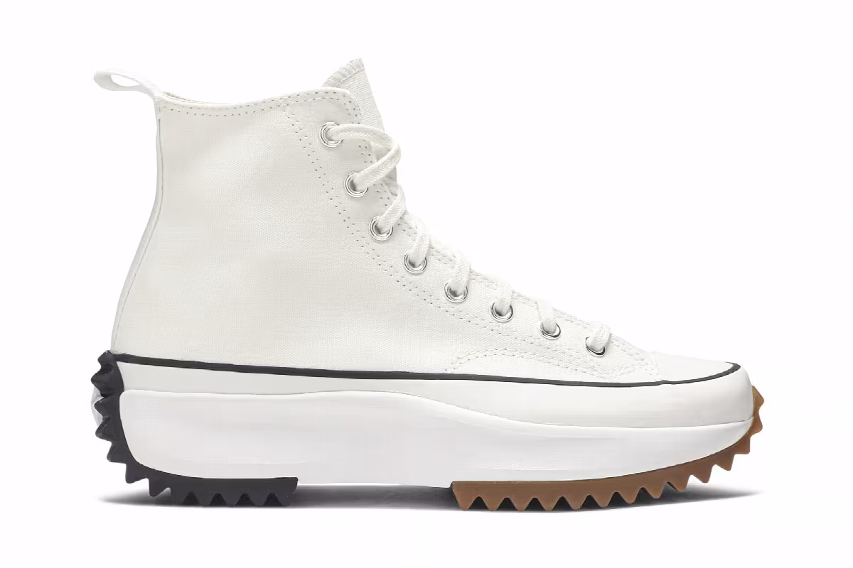 Converse Run Star Hike High White Black Gum, view 2