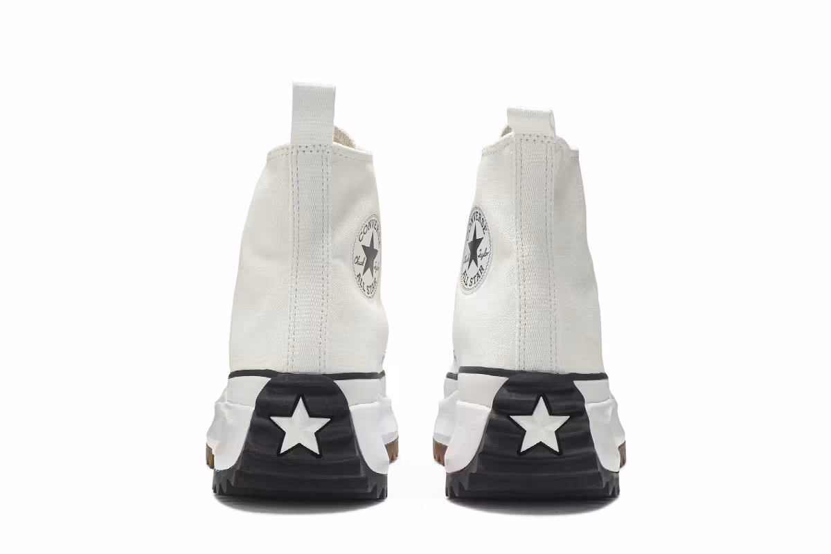 Converse Run Star Hike High White Black Gum, view 7