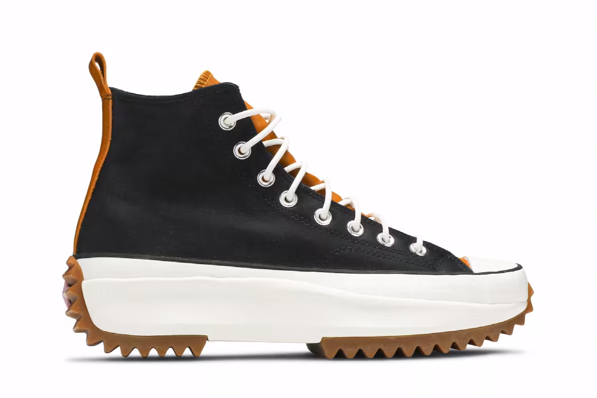 Converse Women's Run Star Hike High Black Saffron Yellow, view 2