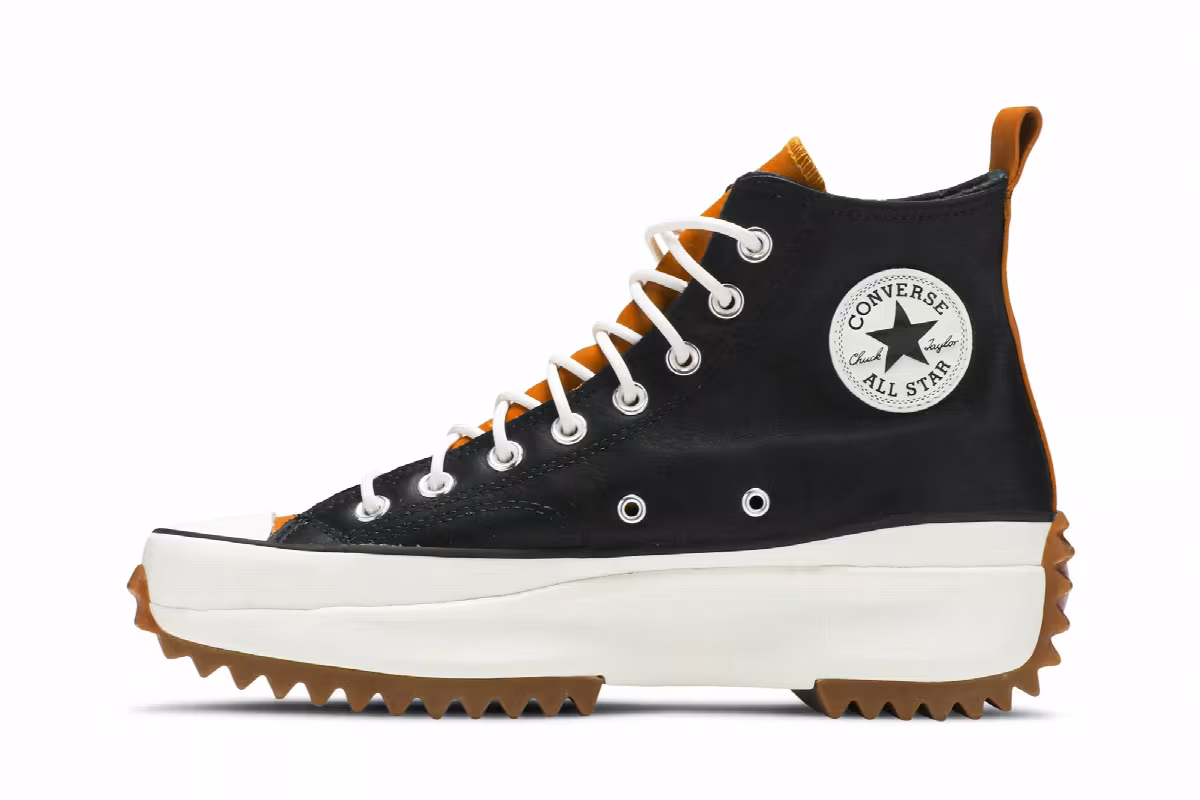 Converse Women's Run Star Hike High Black Saffron Yellow, view 4