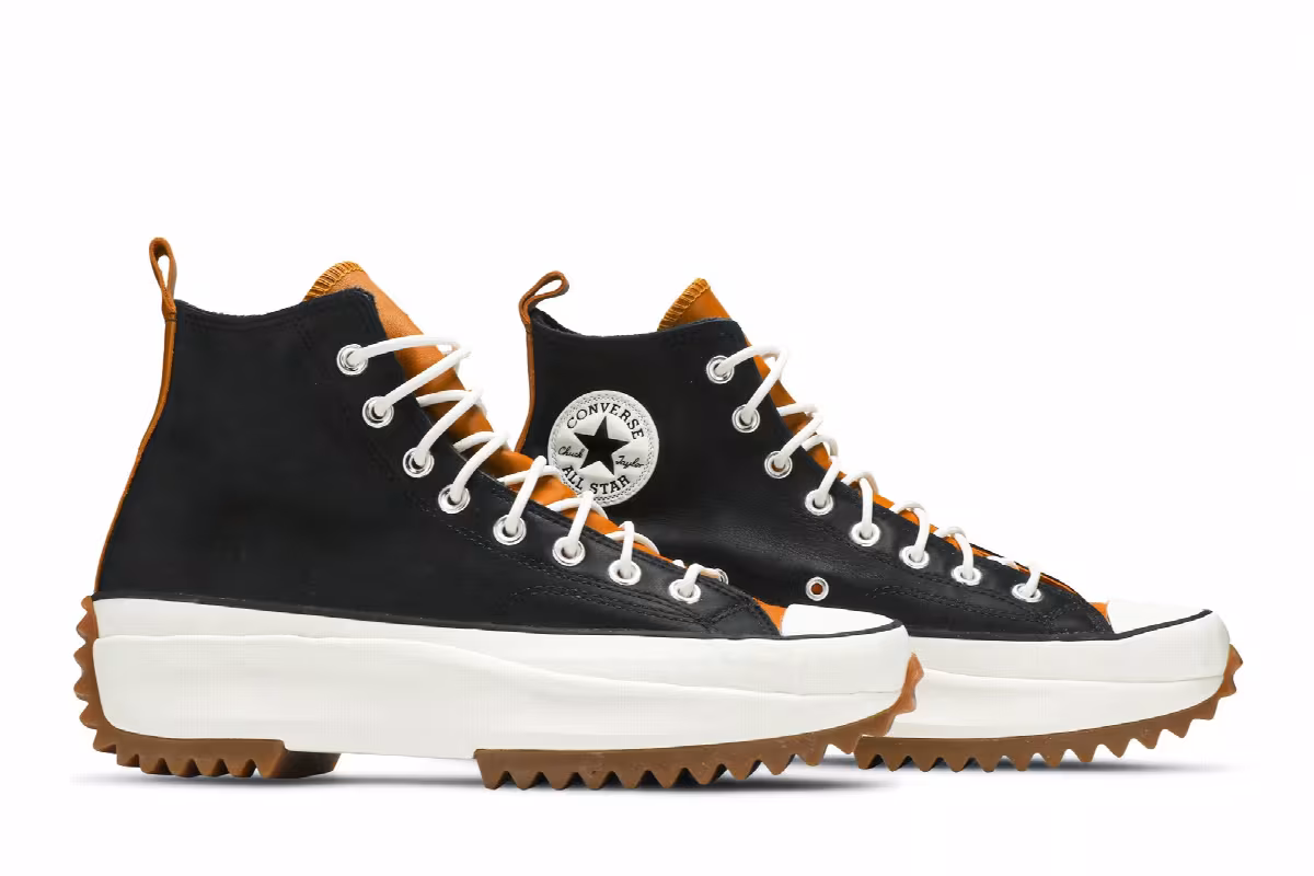 Converse Women's Run Star Hike High Black Saffron Yellow, view 9