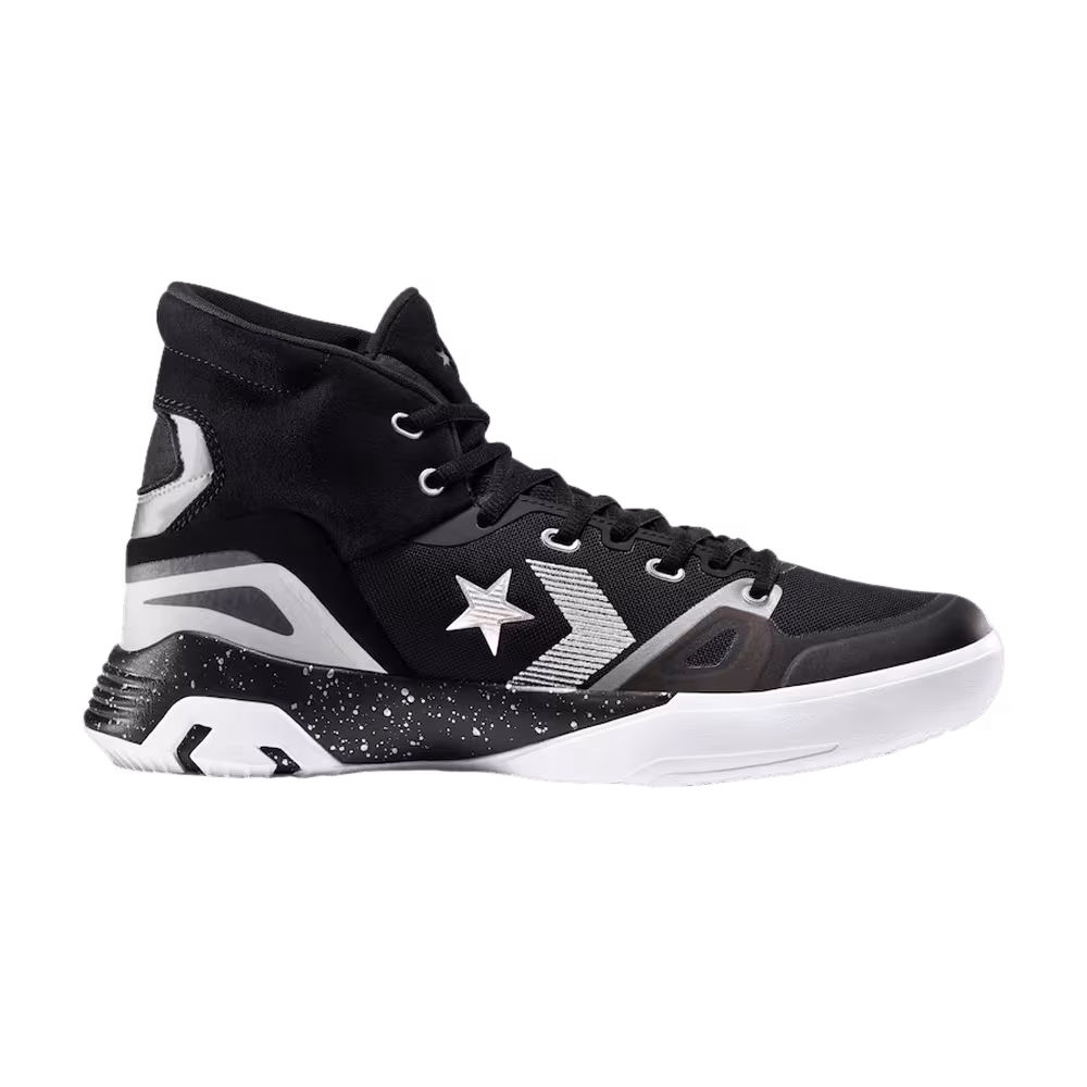 Converse G4 High Black Pure Silver
