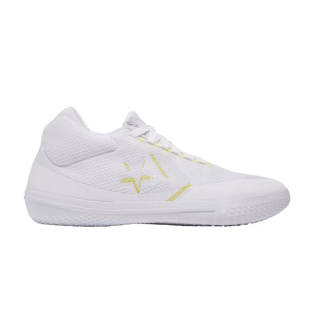 Converse All Star BB Evo Mid Hi-Vis Collection - White Fresh Yellow
