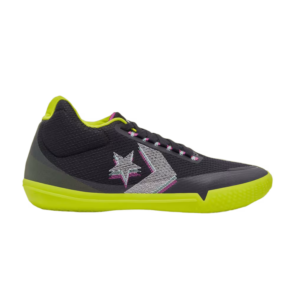 Converse All Star BB Evo Mid Hi-Vis Collection - Black Lemon Venom
