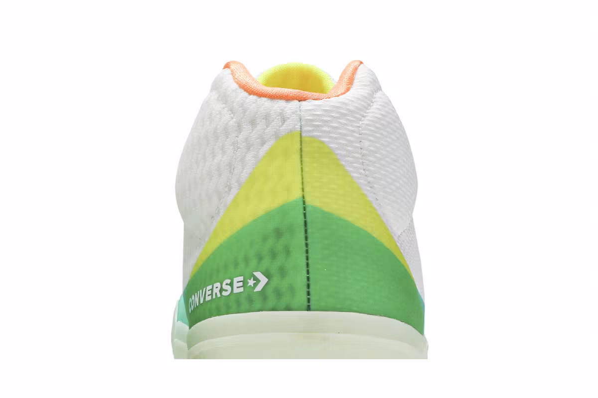 Converse All Star BB Evo Mid Hi-Vis Collection - White Green Glow, view 8