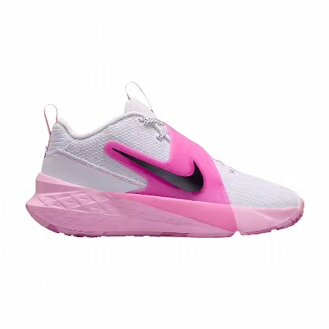 Nike Team Hustle D 12 GS 'White Pink Rise'