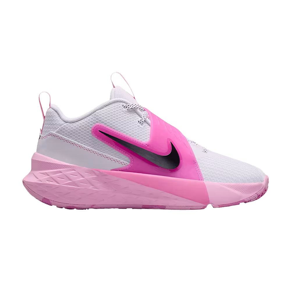 Nike Team Hustle D 12 GS White Pink Rise
