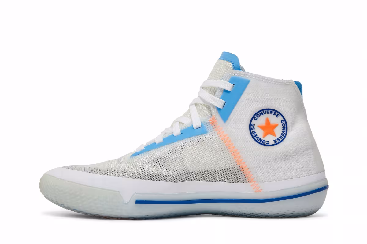 Converse All Star Pro BB High Solstice - White Royal Orange, view 4
