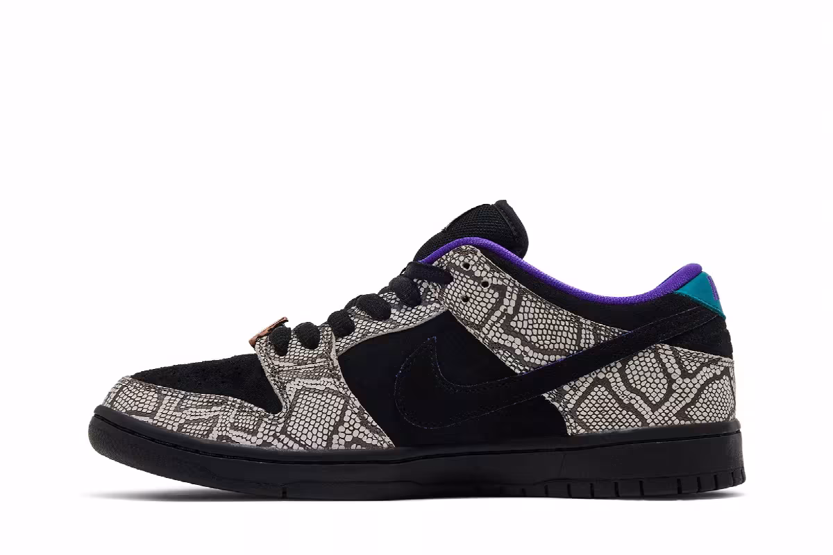 Dashawn Jordan x Nike Dunk Low SB Copperhead, view 4