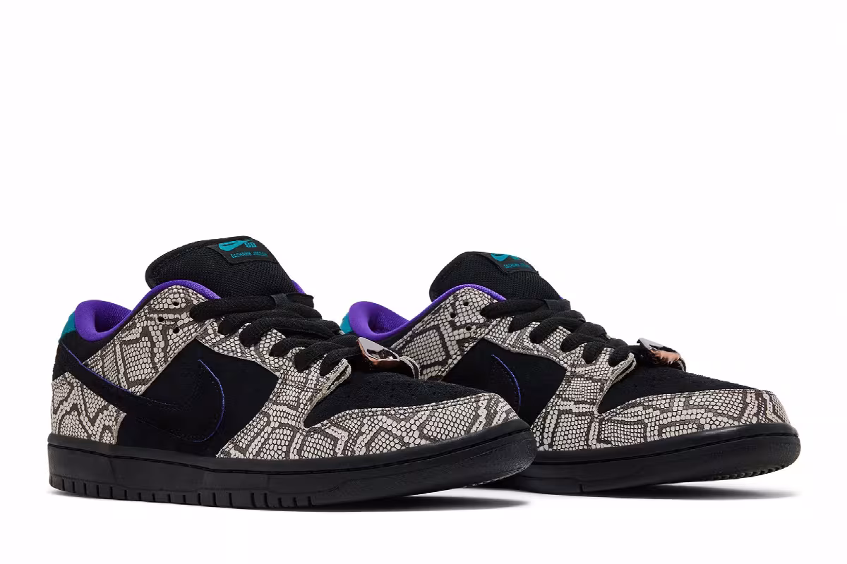 Dashawn Jordan x Nike Dunk Low SB Copperhead, view 9