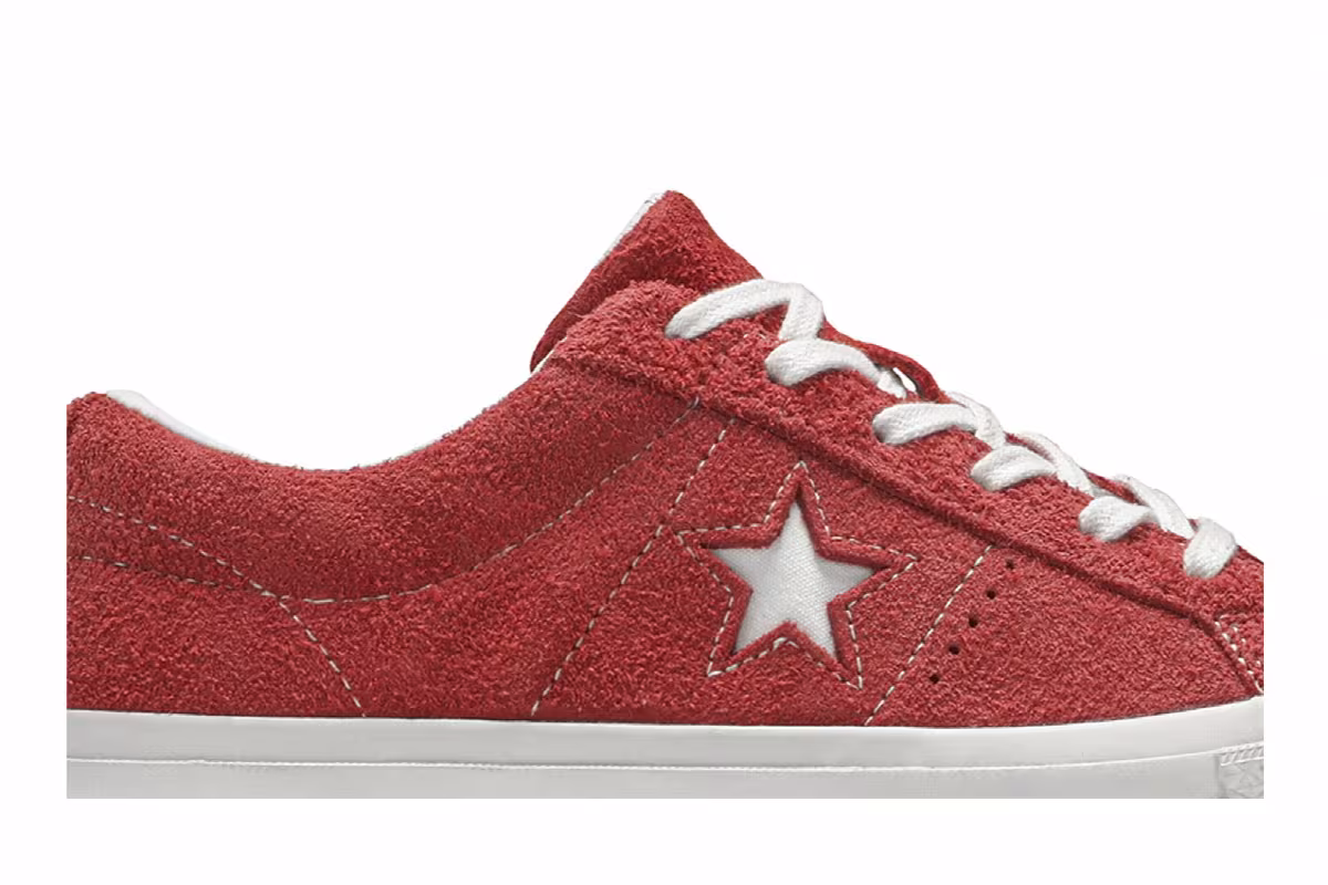Converse One Star Ox Red Suede, view 3