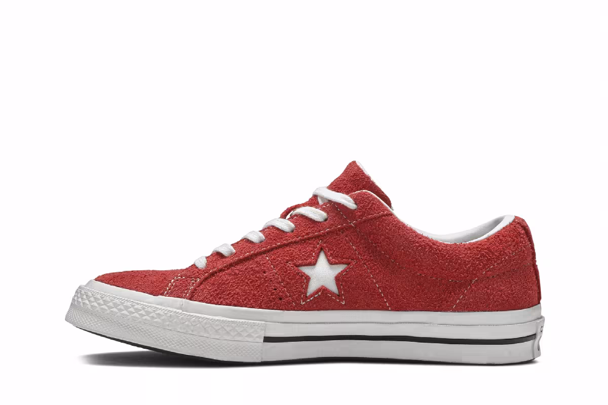 Converse One Star Ox Red Suede, view 4