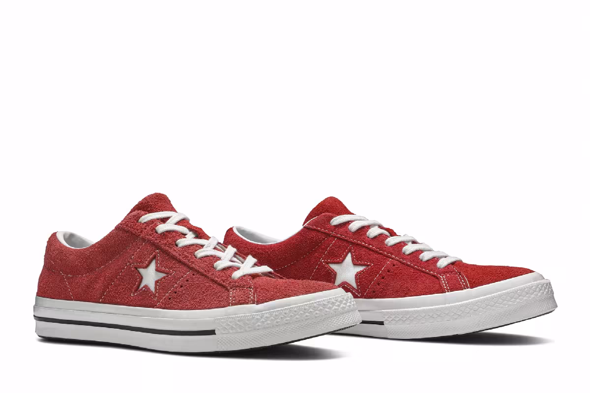 Converse One Star Ox Red Suede, view 9