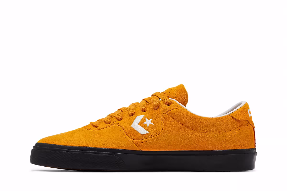 Converse Louie Lopez Pro Low Mono Classic Suede - Saffron Yellow, view 4