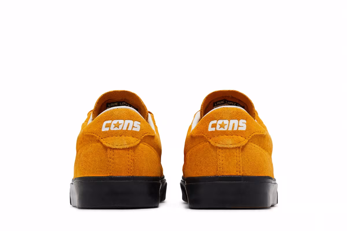 Converse Louie Lopez Pro Low Mono Classic Suede - Saffron Yellow, view 7