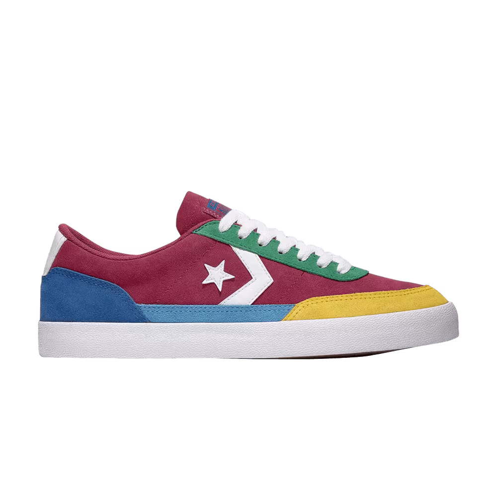 Converse Net Star Classic Low Twisted Prep - Rose Maroon
