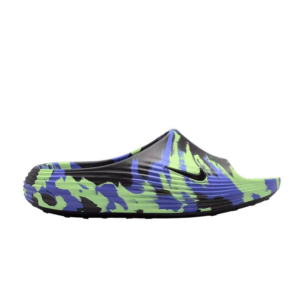 Nike Reactx Rejuven8 SE Slide Black Lime Blast