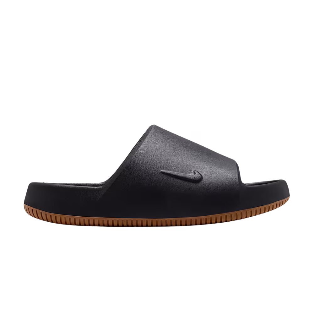 Nike Calm 2.0 Slide Black Gum Medium Brown