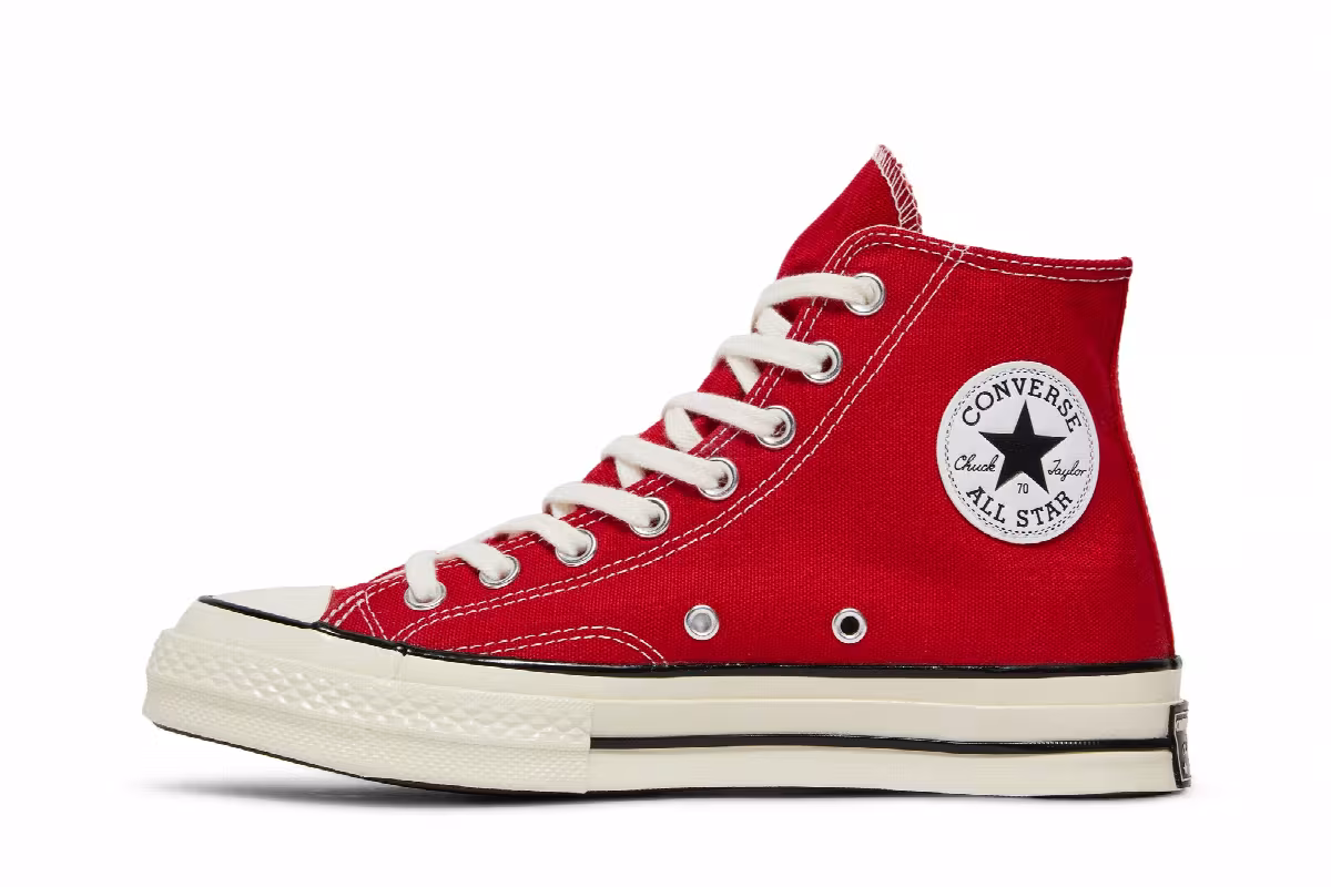 Converse Chuck 70 High Enamel Red, view 4