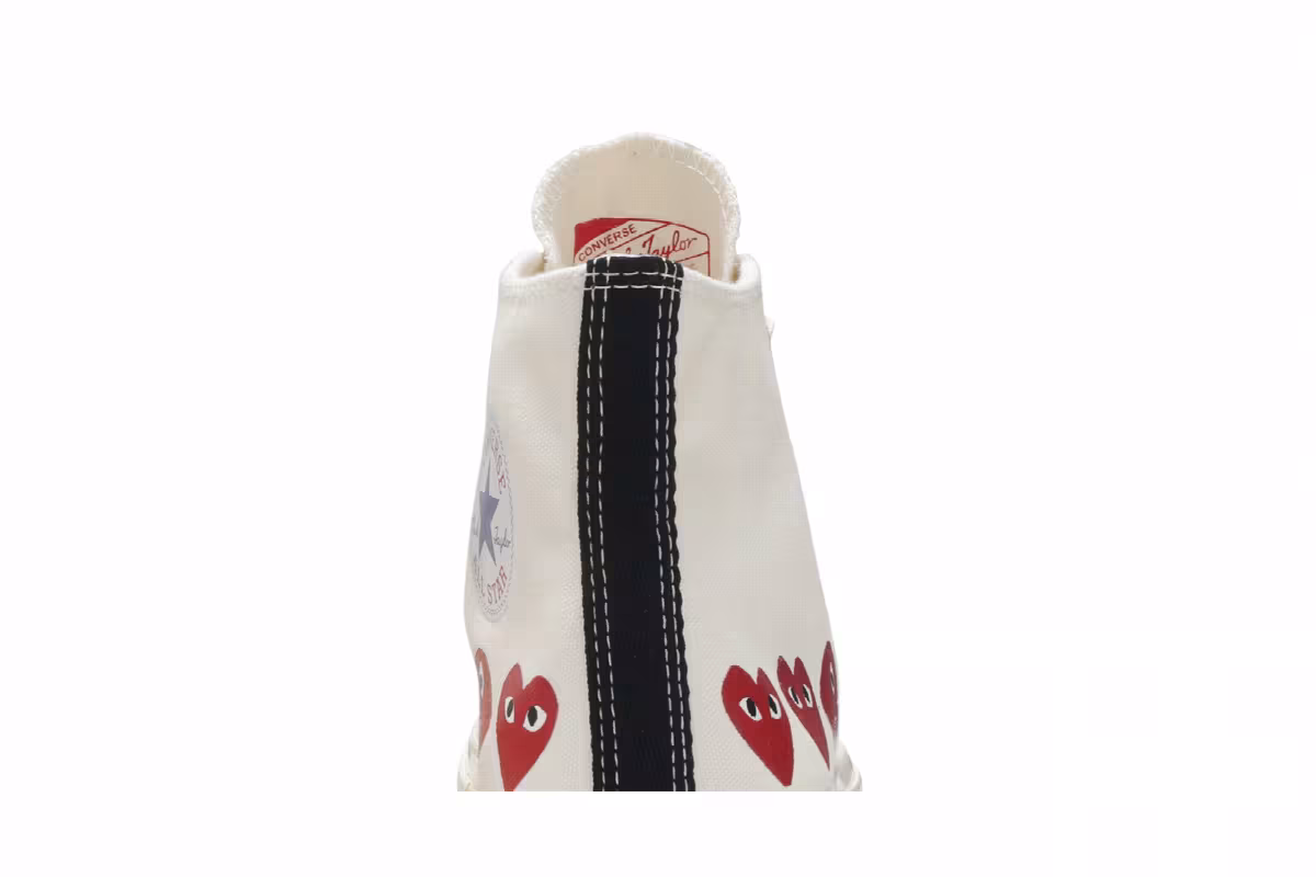 Comme des Garçons Play x Converse Chuck 70 Hi Top Multi Heart, view 8
