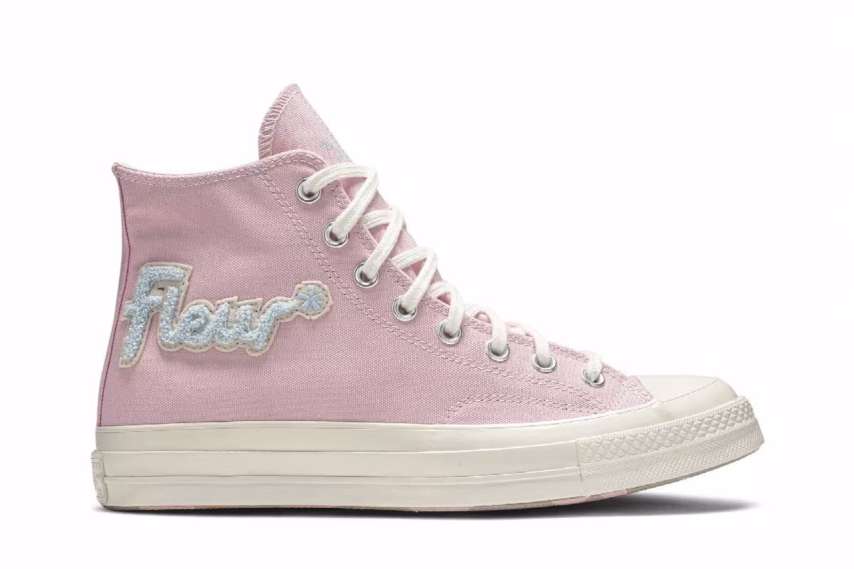 Golf Le Fleur x Converse Chuck 70 Chenille Almond Blossom, view 2