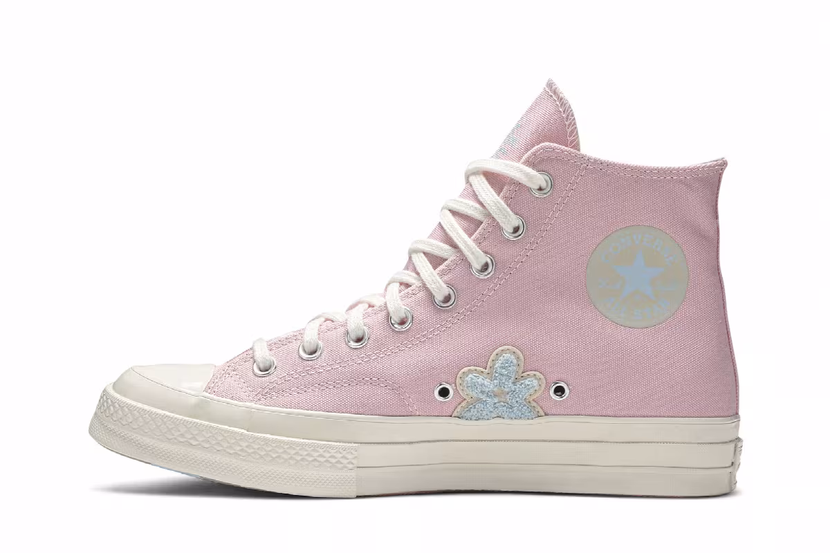 Golf Le Fleur x Converse Chuck 70 Chenille Almond Blossom, view 4