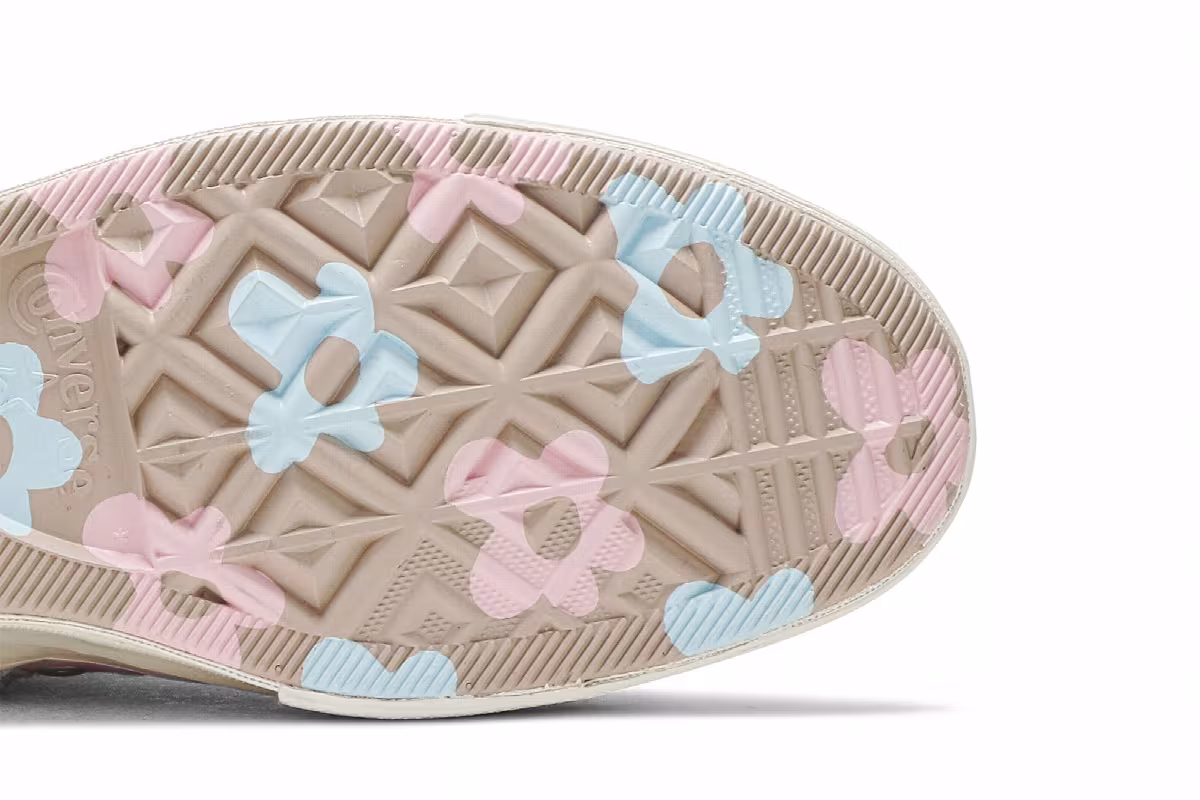Golf Le Fleur x Converse Chuck 70 Chenille Almond Blossom, view 6