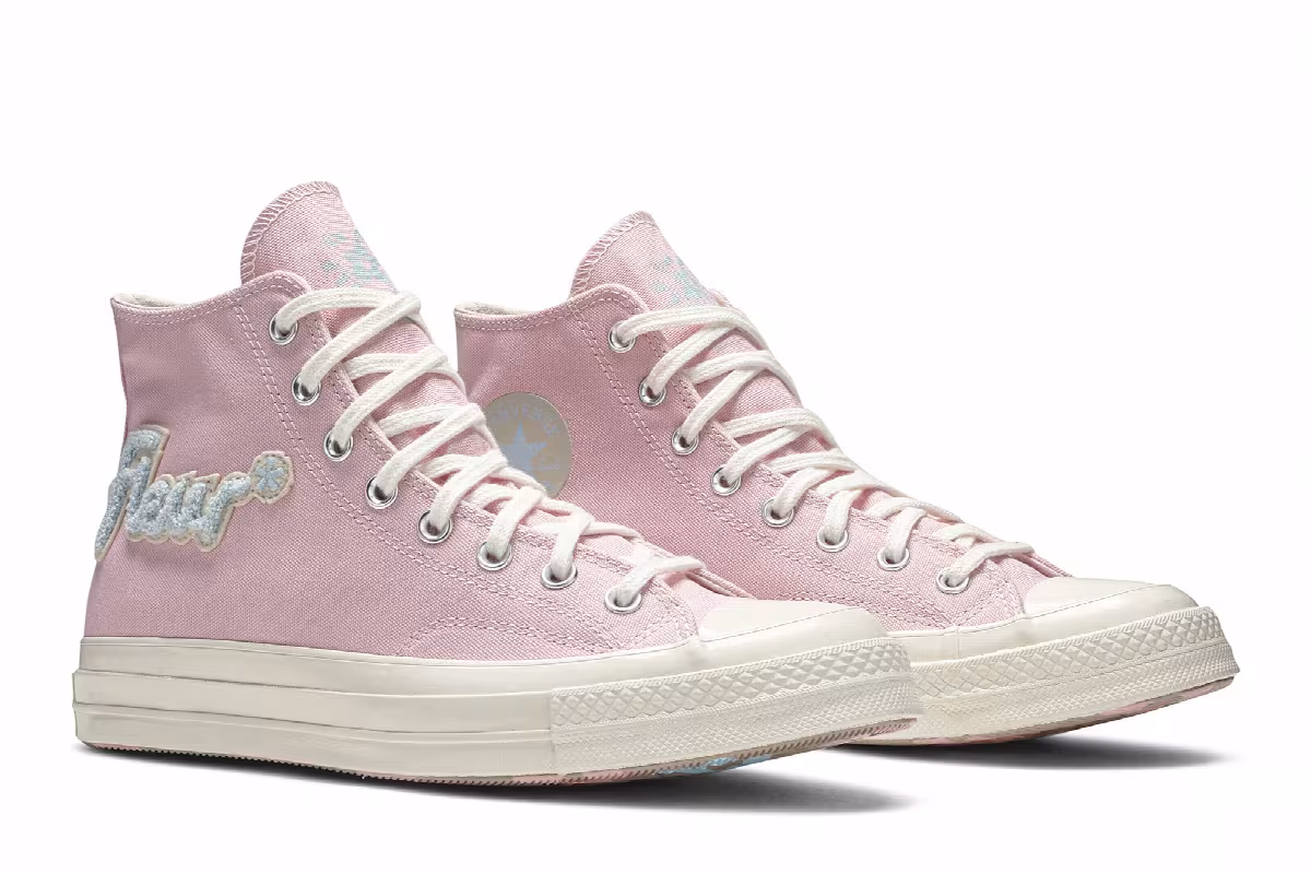Golf Le Fleur x Converse Chuck 70 Chenille Almond Blossom, view 9