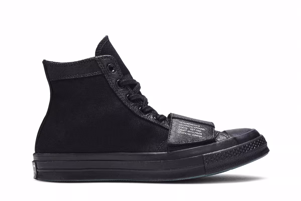 NEIGHBORHOOD x Converse Chuck 70 High Strap, view 2